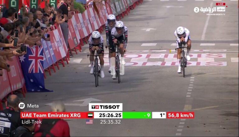 UAE Emirates remporte la 5ème étape du Tour d'Espagne
