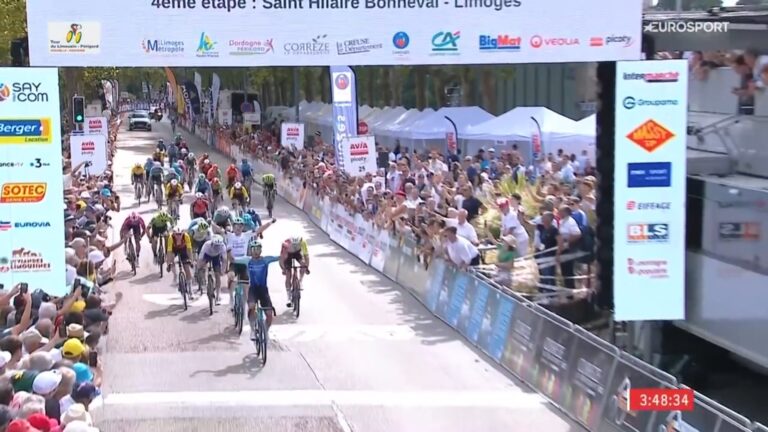 Andrea Vendrame remporte la 4ème étape du Tour du Limousin