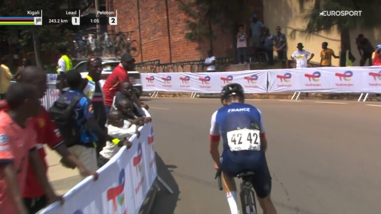 Julian Alaphilippe a été lâché très tôt lors du mondial de Kigali