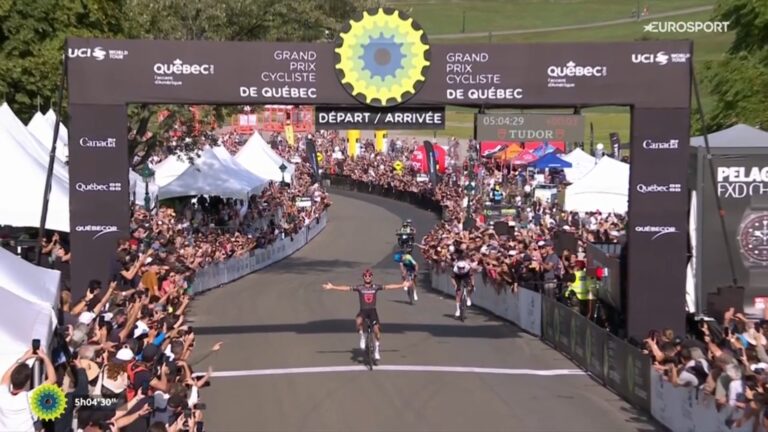Julian Alaphilippe remporte le Grand Prix de Québec