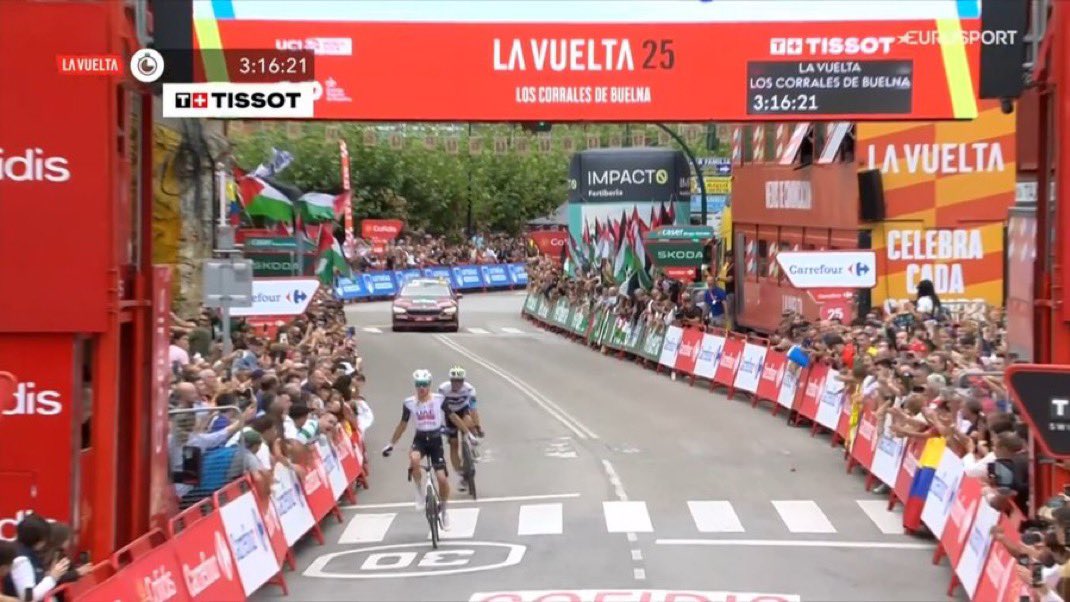 Juan Ayuso remporte la 12ème étape du Tour d'Espagne