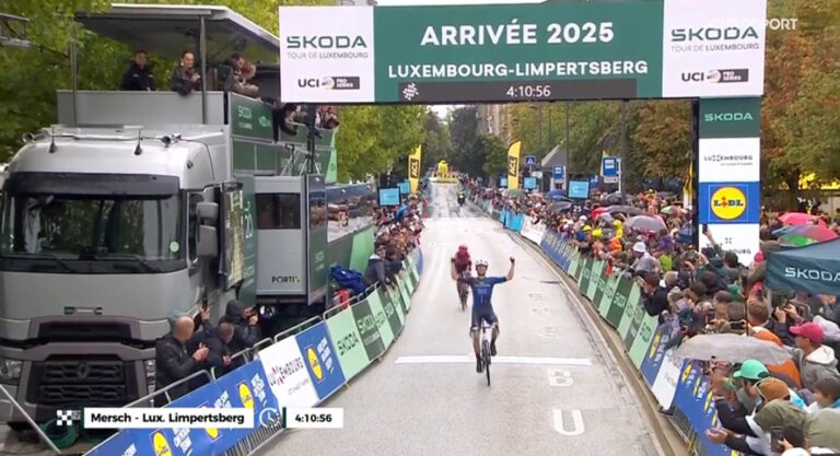 Romain Grégoire remporte la 5ème étape du Tour de Luxembourg