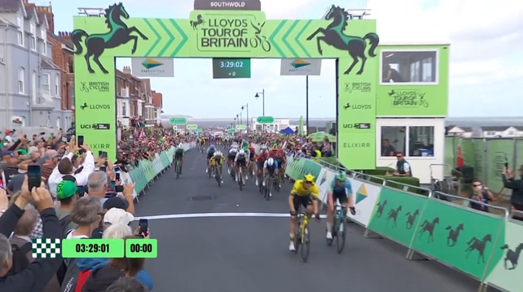 Olav Kooij remporte la 1ère étape du Tour of Britain