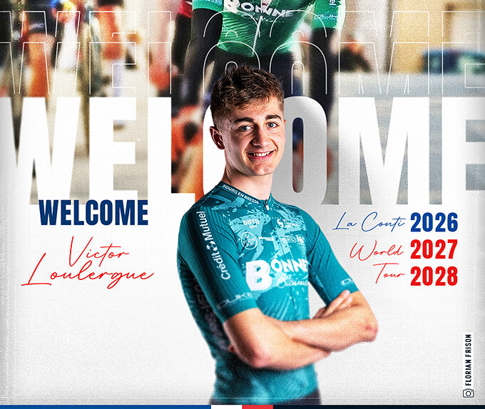 Victor Loulergue s'est engagé avec la Groupama - FDJ