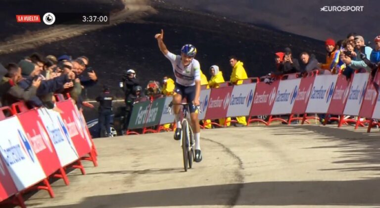 Giulio Pellizzari s'offre la 17ème étape du Tour d'Espagne