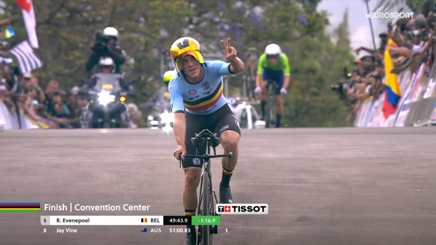 Remco Evenepoel champion du monde du chrono
