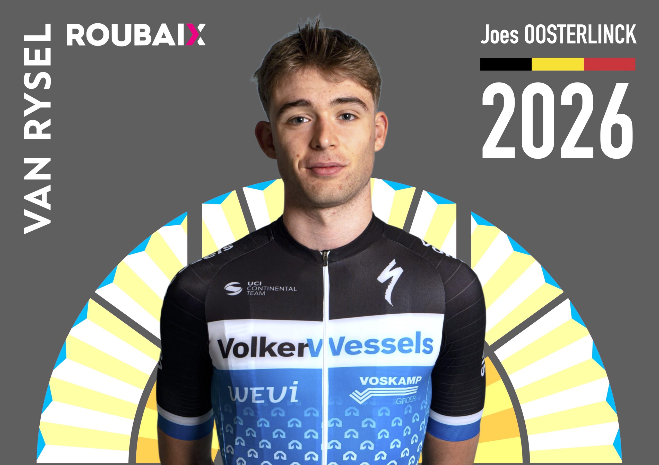 Joes Oosterlinck va rejoindre Van Rysel Roubaix