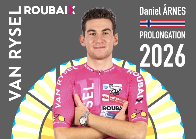 Daniel Årnes (Van Rysel Roubaix) prolonge pour la saison 2026