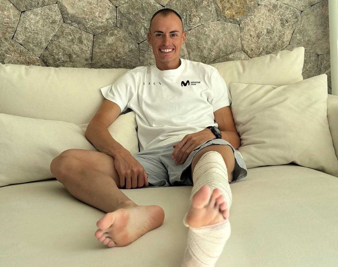 Enric Mas opéré avec succès d’une varice à la jambe gauche