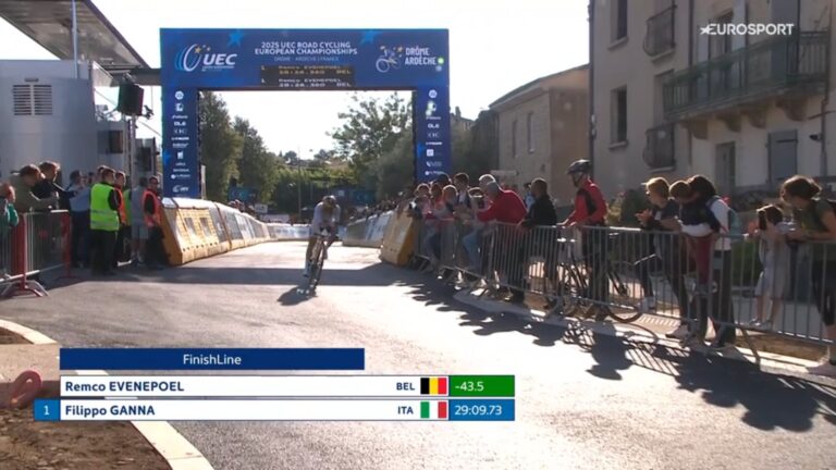 Remco Evenepoel, champion d'Europe du chrono