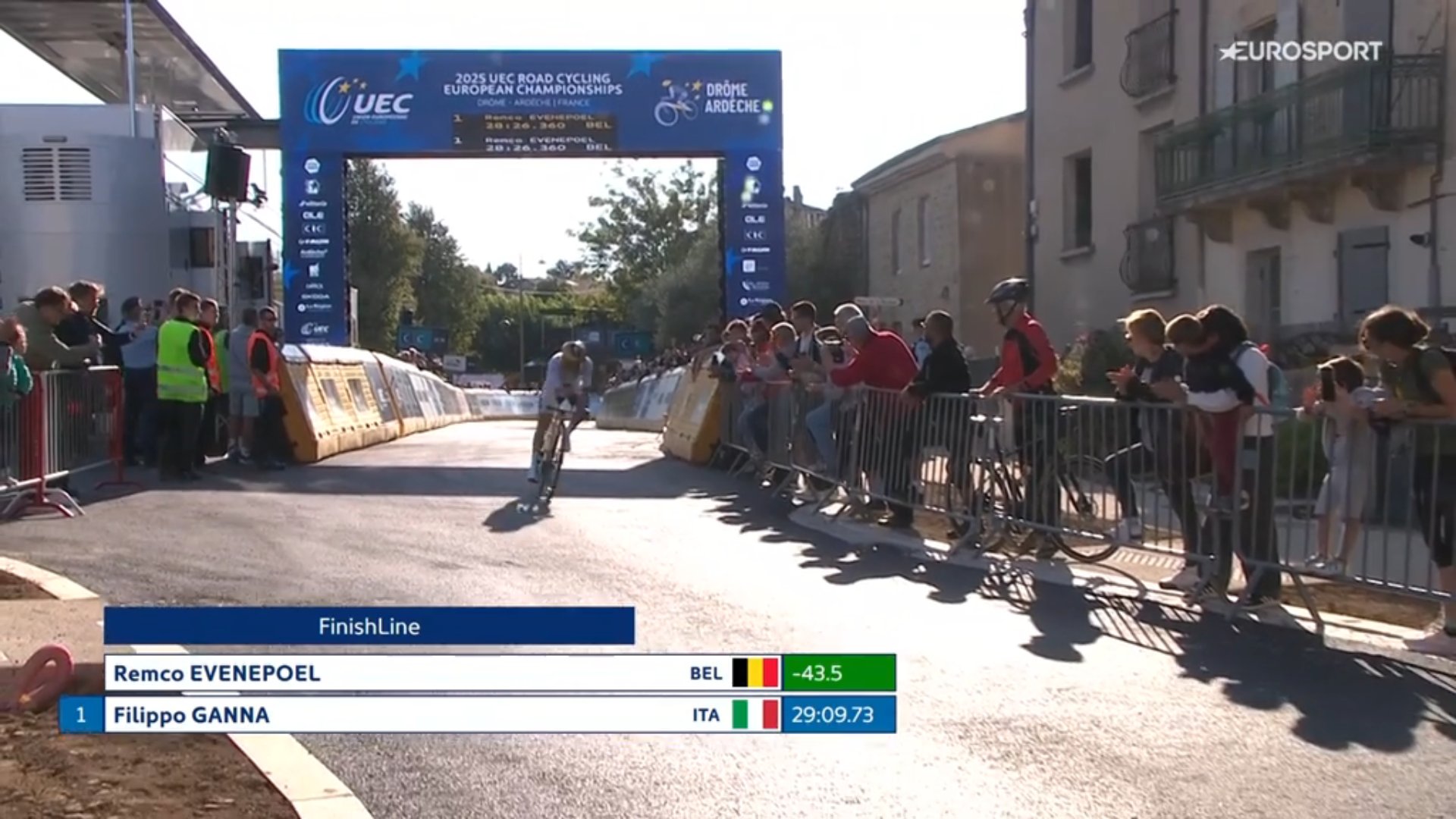 Remco Evenepoel, champion d'Europe du chrono