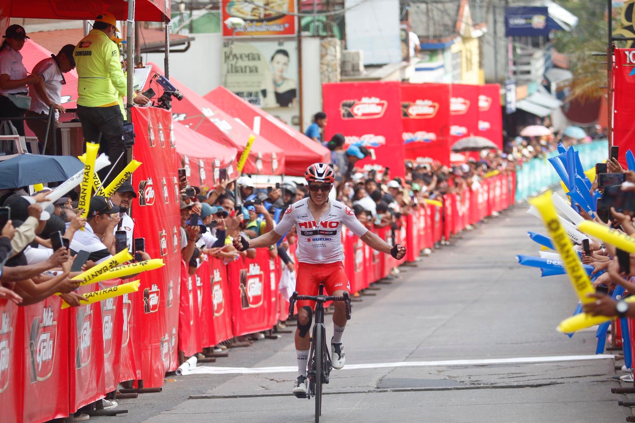 Nicolas Paredes remporte la 3e étape de la Vuelta a Guatemala 2025 à Fraijanes.
