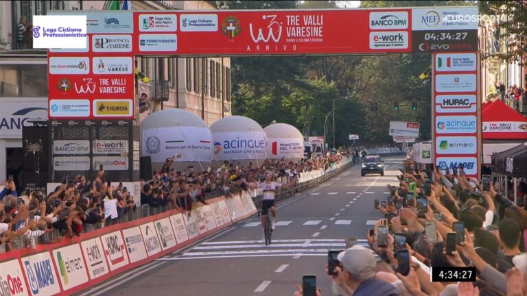 Tadej Pogacar s'offre les Tre Valli Varesine