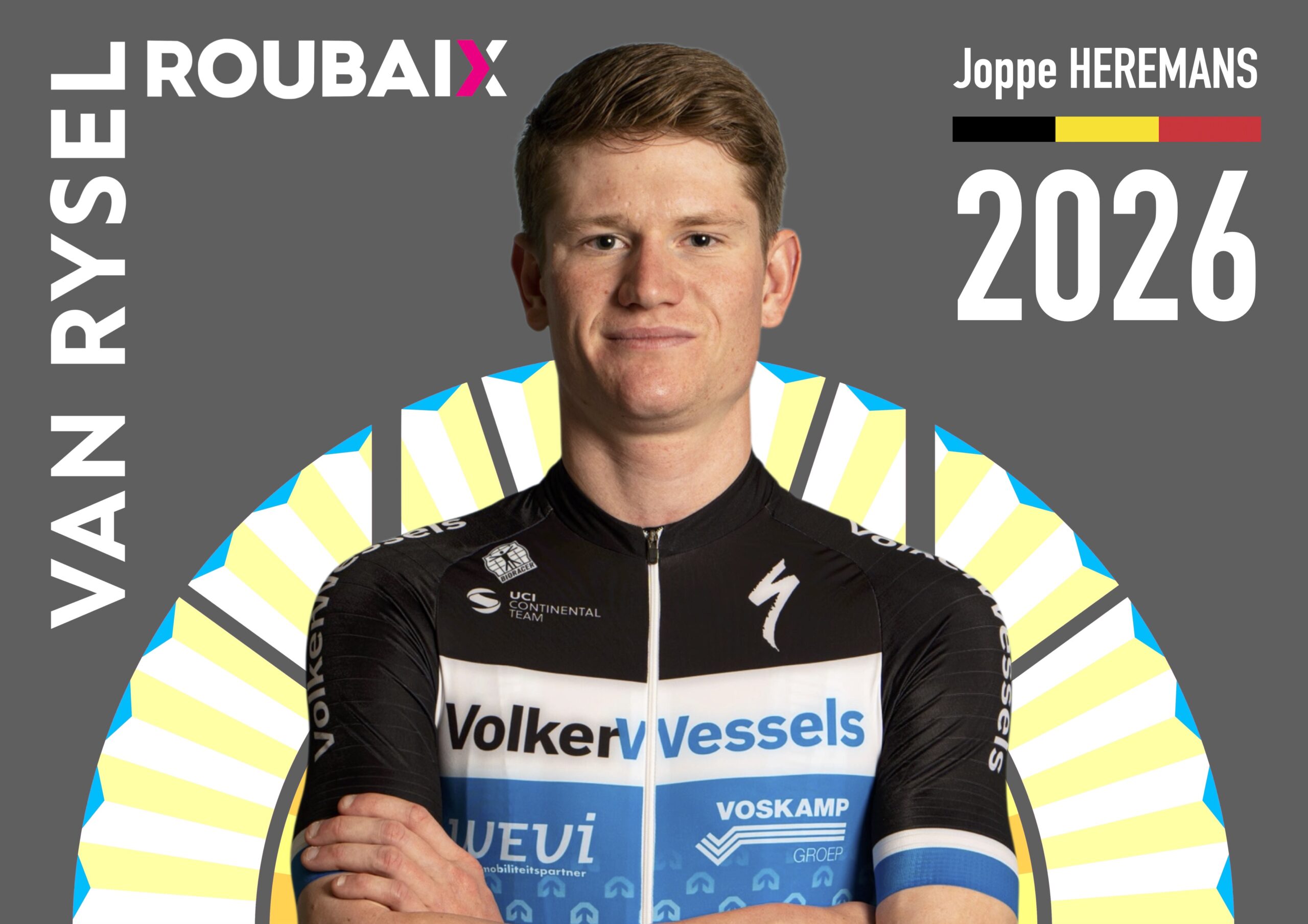 Joppe Heremans rejoint Van Rysel Roubaix pour 2026