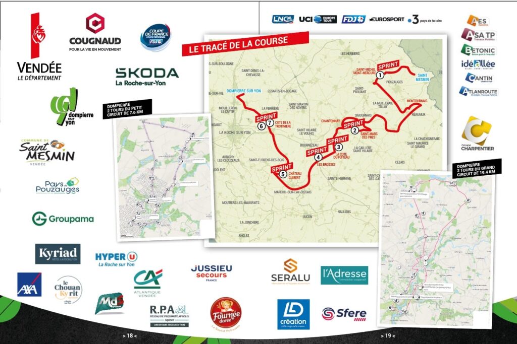 Parcours du Tour de Vendée 2025