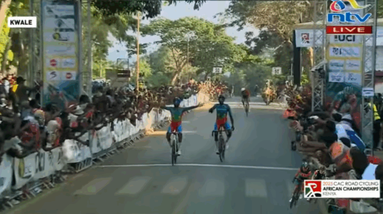 Merhawi Kudus a remporté le championnat d'Afrique de cyclisme sur route 2025.