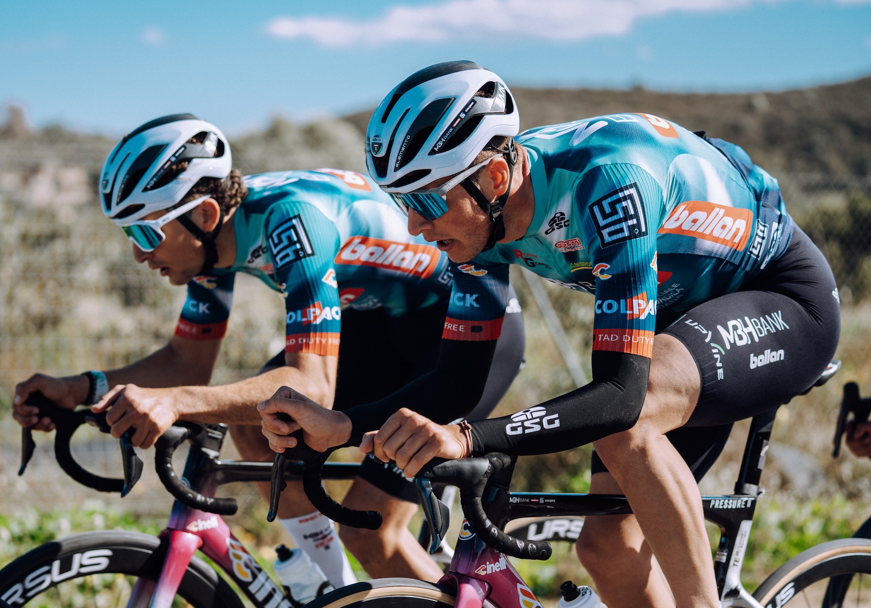 Portrait de Christian Bagatin, nouveau coureur professionnel de MBH Bank Ballan CSB Colpack.