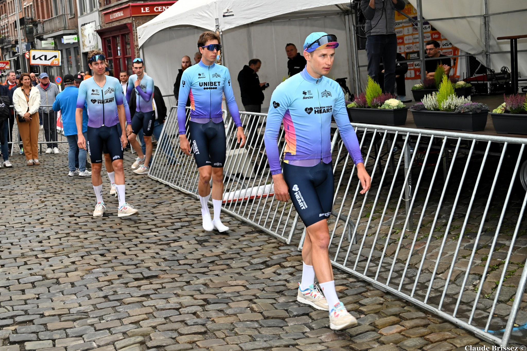 Coureurs de l’équipe Unibet Rose Rockets que rejoindra Ronan Augé.