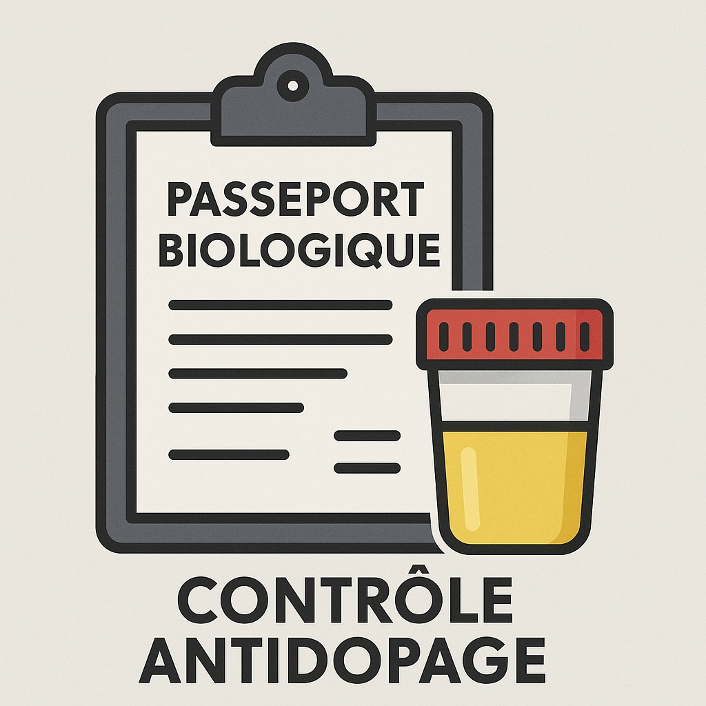 Illustration générique d’un contrôle antidopage, utilisée pour illustrer la suspension provisoire d’António Carvalho Ferreira.
