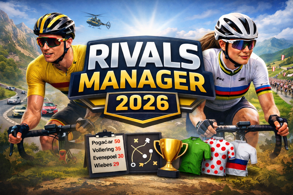 Cotation Rivals Manager 2026 Hommes et Femmes sur le forum Velo-Club