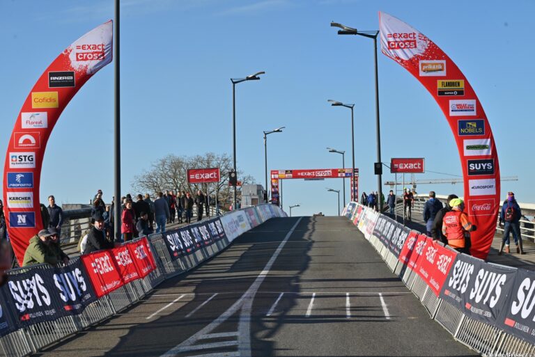 Parcours de l’Exact Cross de Kortrijk 2025 lors de la course élite hommes en Belgique