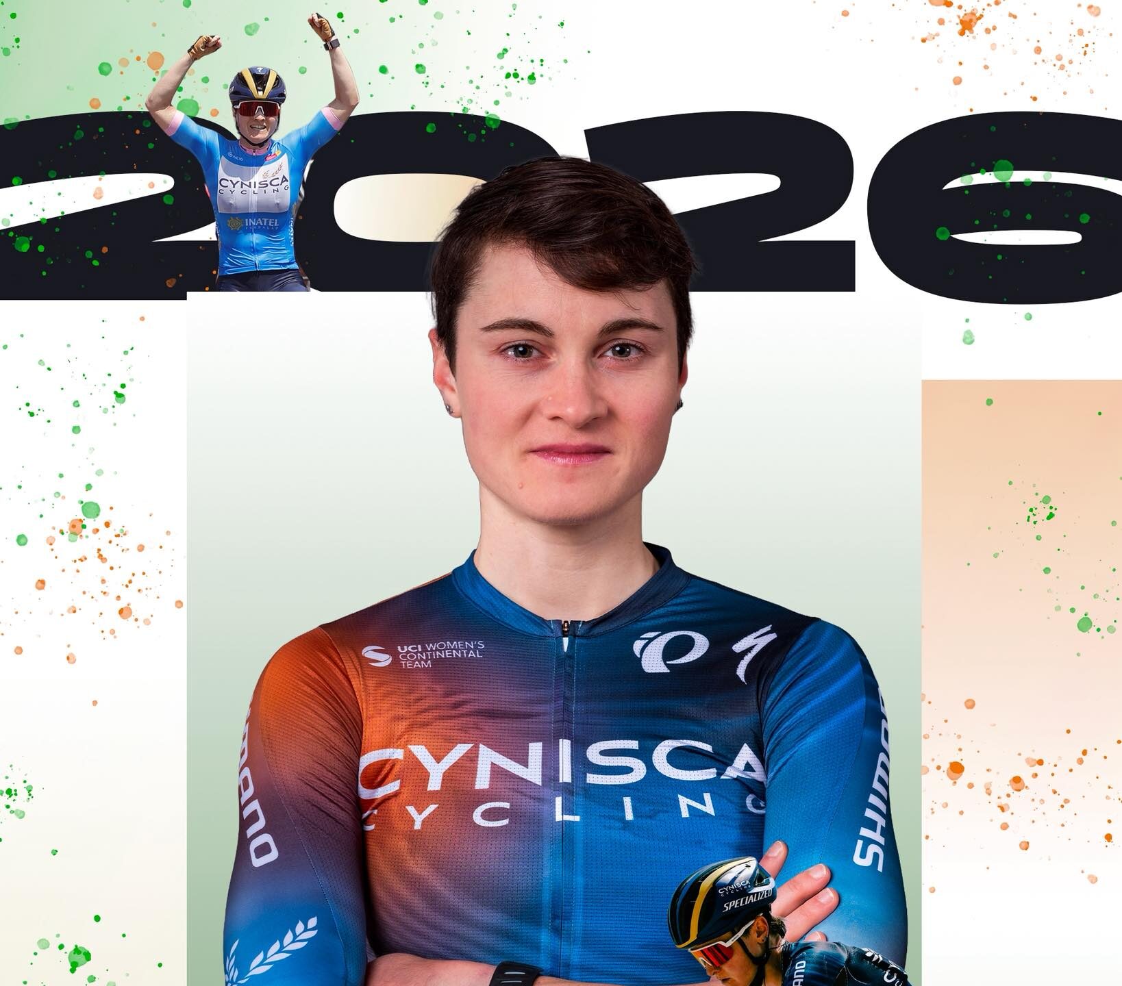 Heidi Franz, cycliste américaine, lors d’une course sur route internationale