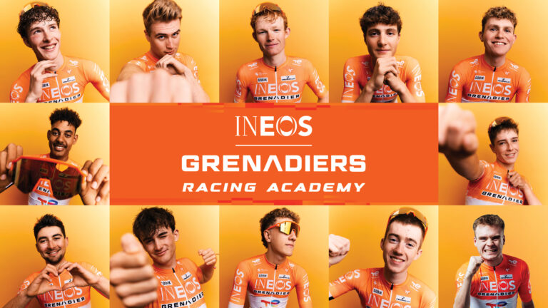 Présentation de l’INEOS Grenadiers Racing Academy et de ses jeunes coureurs en 2026