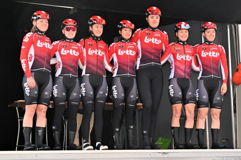 Photo de l’équipe féminine Lotto-Intermarché avant la saison 2026