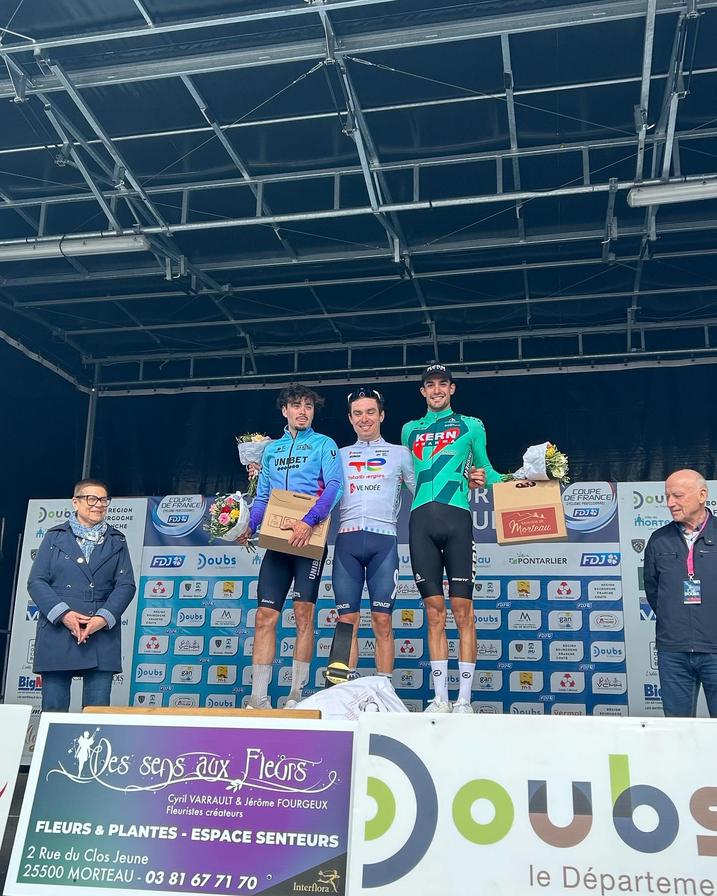 Podium du Tour du Doubs 2025