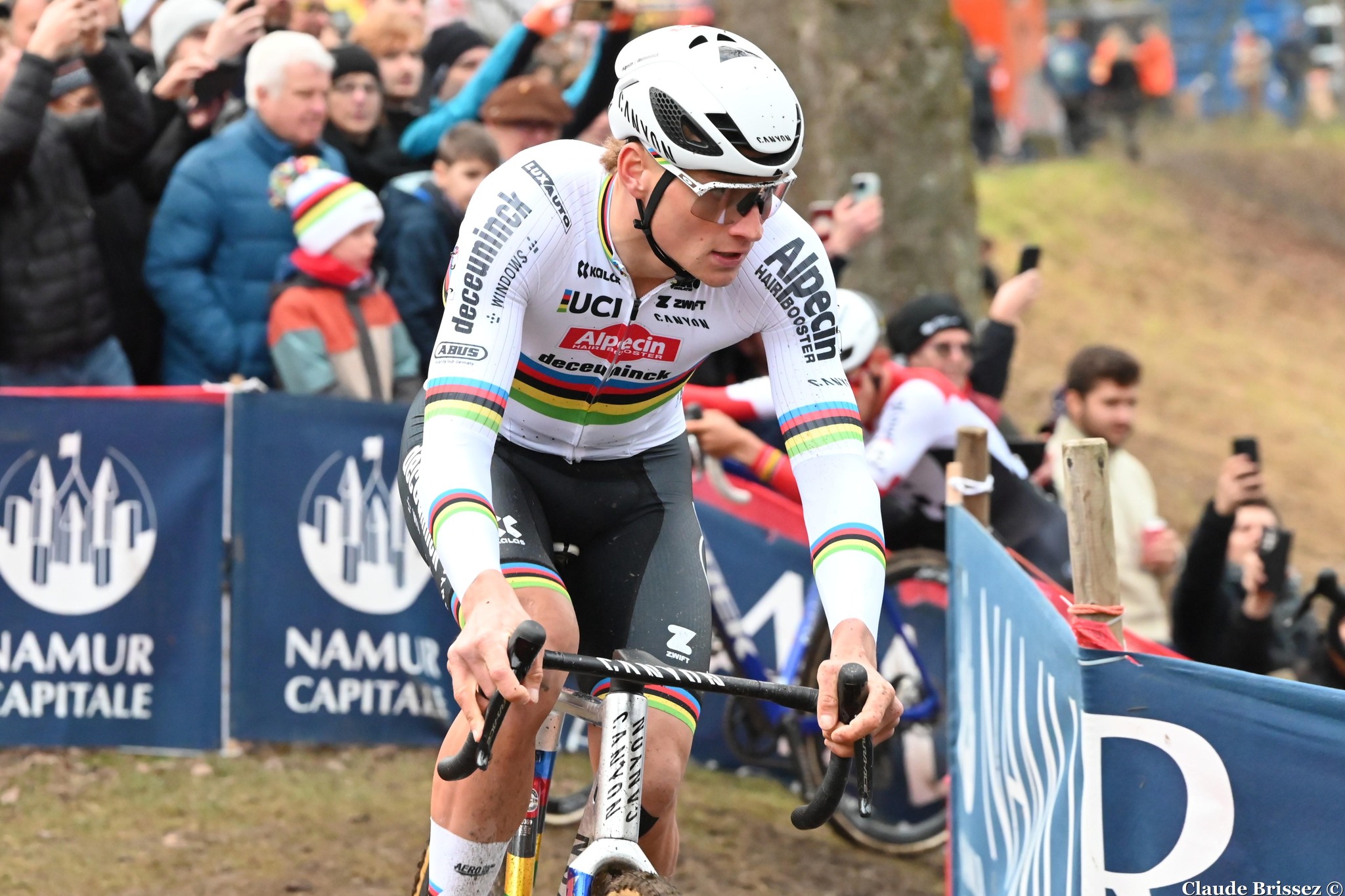 Mathieu van der Poel vainqueur du cyclo-cross de Namur à la Citadelle