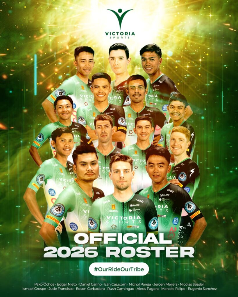 Effectif officiel 2026 de l’équipe cycliste Victoria Sports