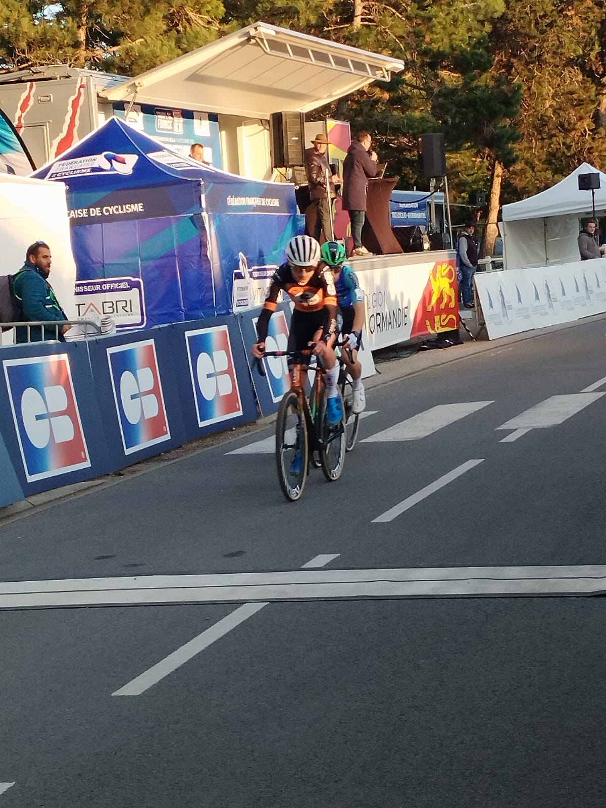 Gerben Kuypers vainqueur à Ouistreham lors de la Coupe de France de cyclo-cross
