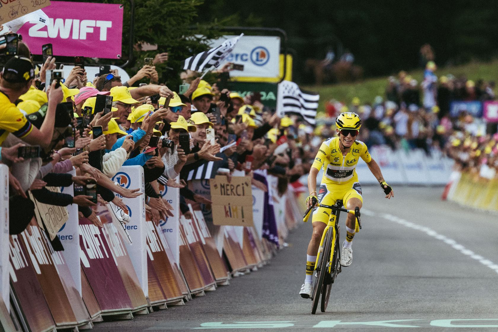 Départ du Tour de France Femmes avec Zwift à Leeds en Angleterre
