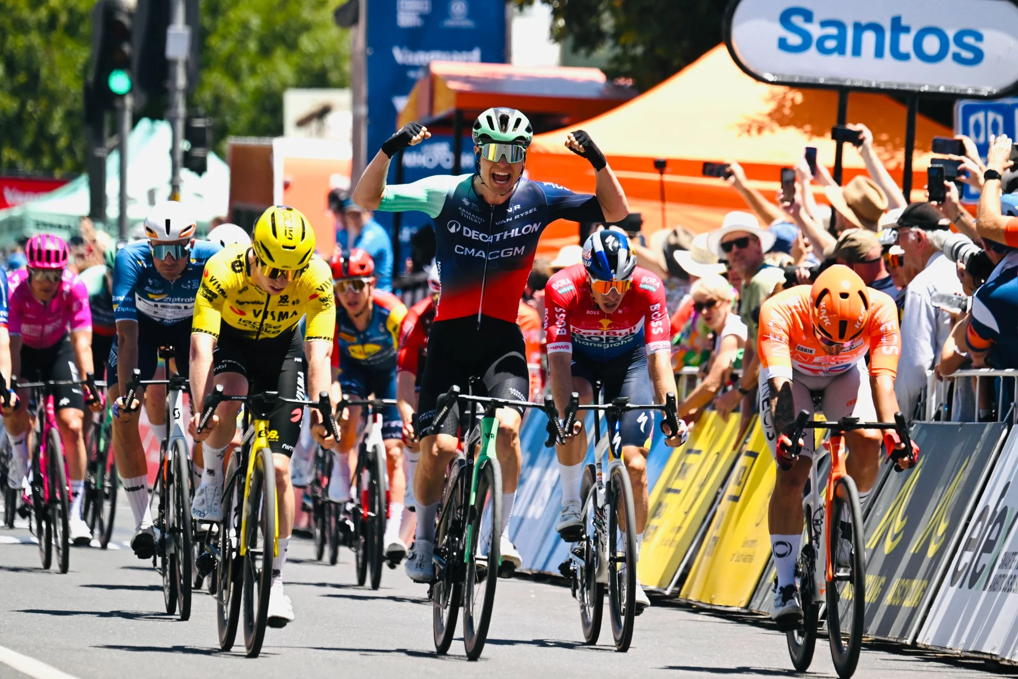 Tobias Lund Andresen vainqueur de la 1re étape du Tour Down Under 2026