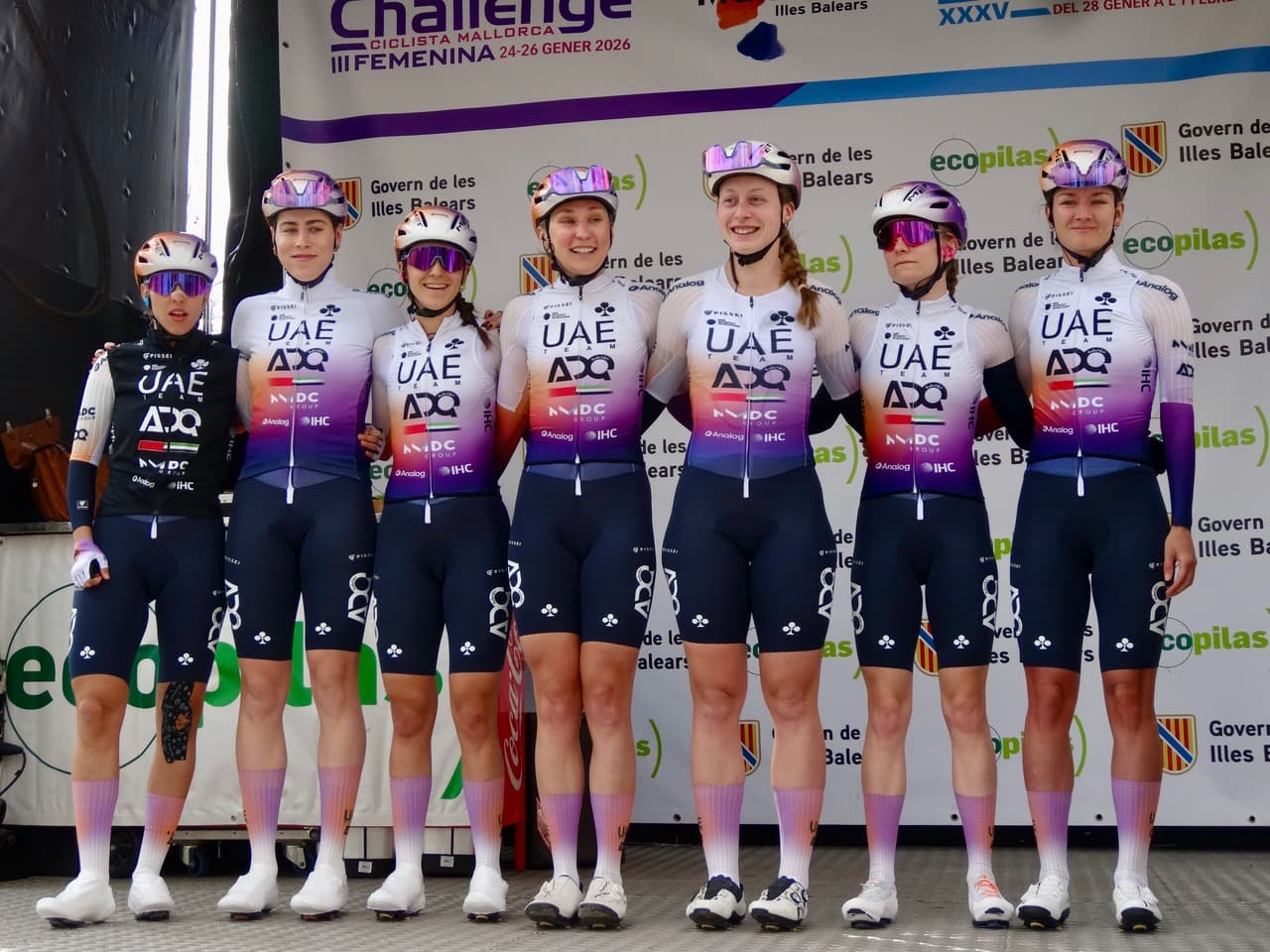 L’équipe de Swinkels au départ du Trofeo Binissalem-Andratx 2026