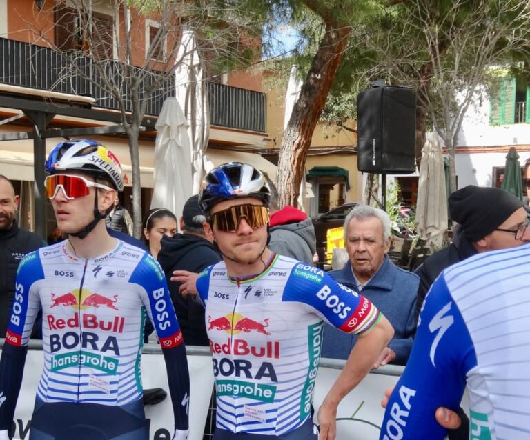 Remco Evenepoel au départ du Trofeo Andratx – Pollença 2026
