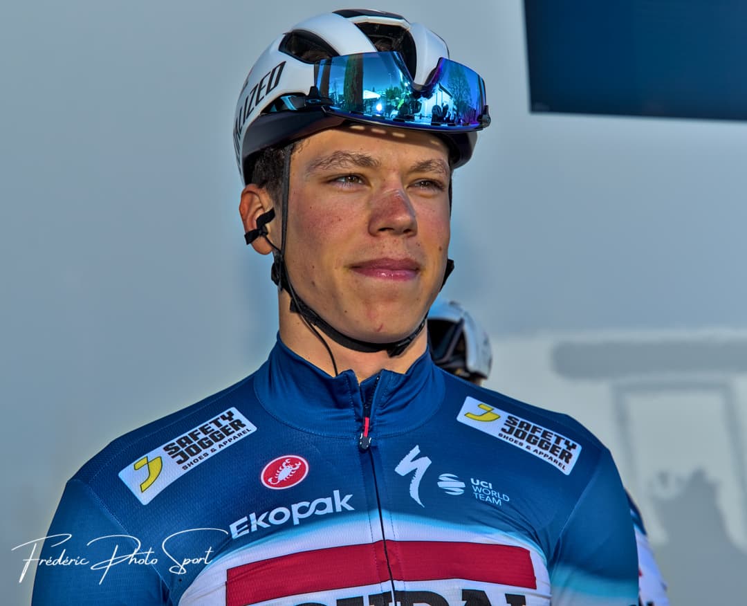 Paul Magnier sous le maillot Soudal Quick-Step lors de la saison 2025