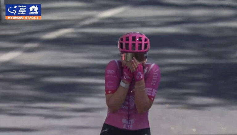 Noemi Rüegg s’impose à l’arrivée de la 3ᵉ étape du Tour Down Under 2026 à Campbelltown