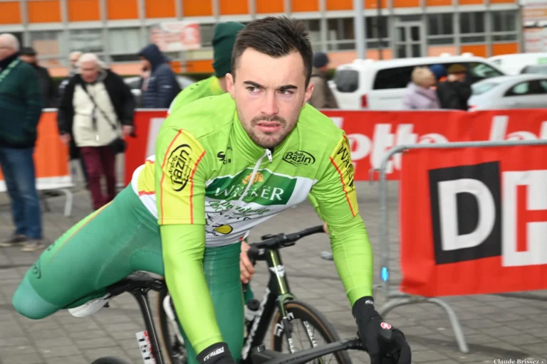 Pierre Barbier avant le départ du Tour of Sharjah