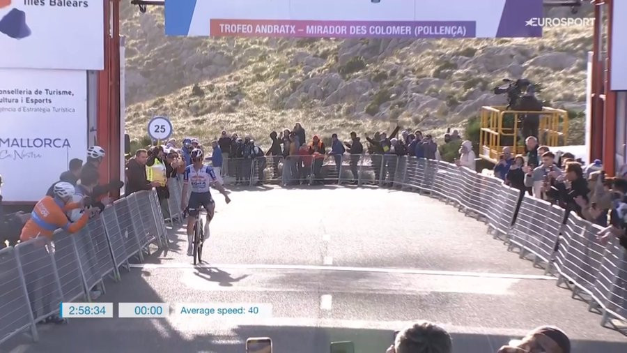 Remco Evenepoel vainqueur du Trofeo Andratx – Pollença 2026