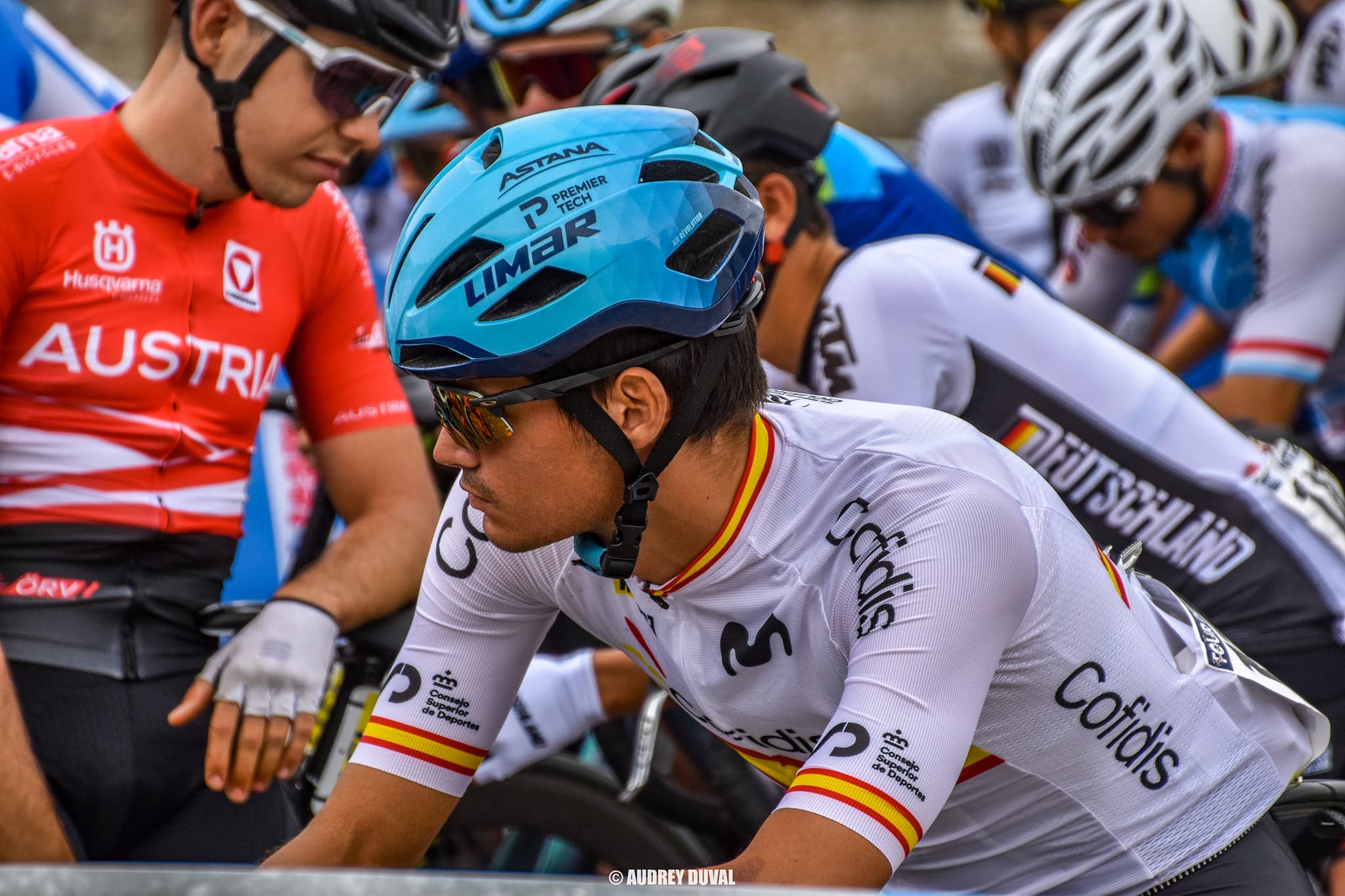 Photo de Javier Romo, qui vise le Santos tour Down Under en 2026.