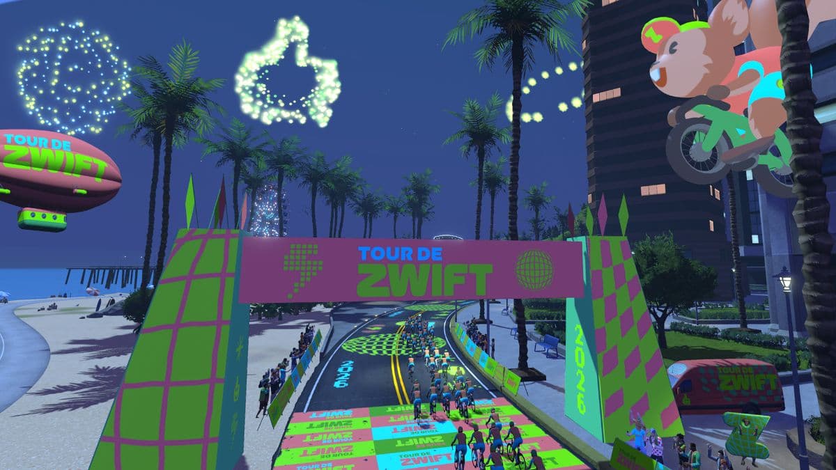 Tour de Zwift 2026, événement communautaire Zwift sur mondes virtuels