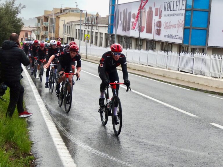 Peloton du Trofeo Calvià lors de l’édition 2025