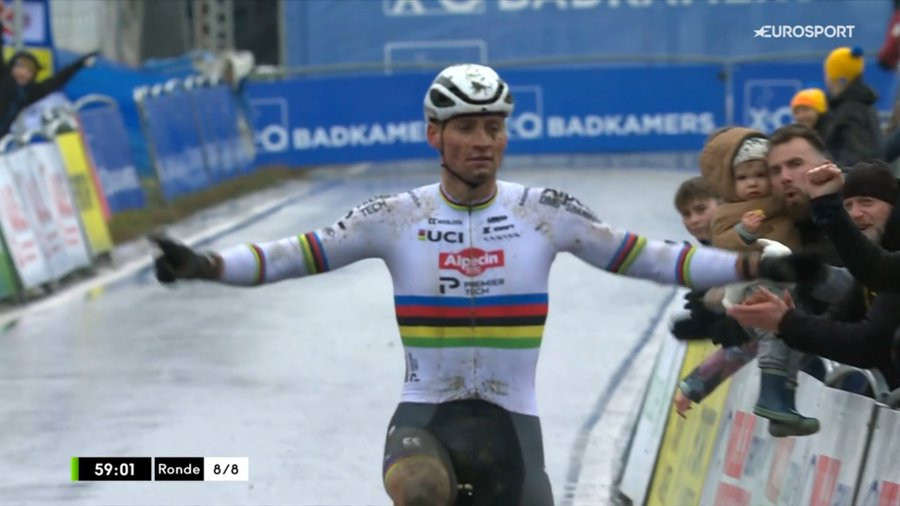Mathieu van der Poel vainqueur du cyclo-cross de Baal 2026
