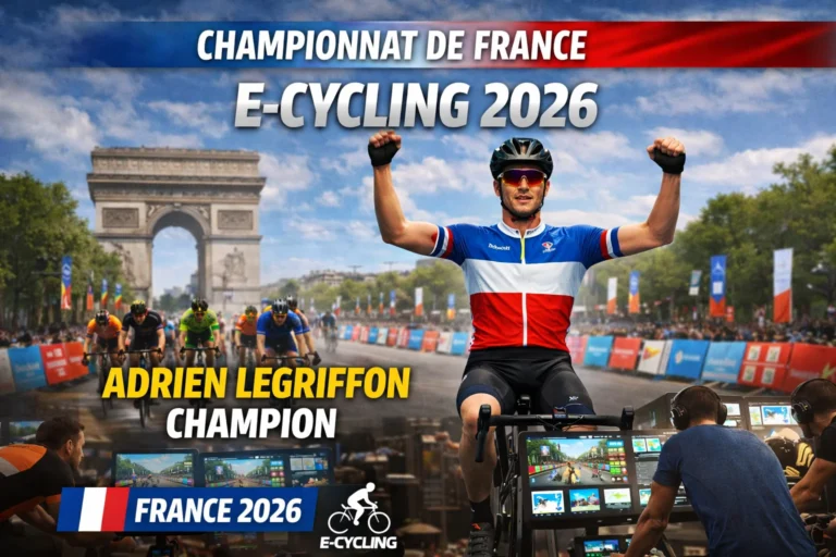 Adrien Legriffon champion de France e-cycling 2026
