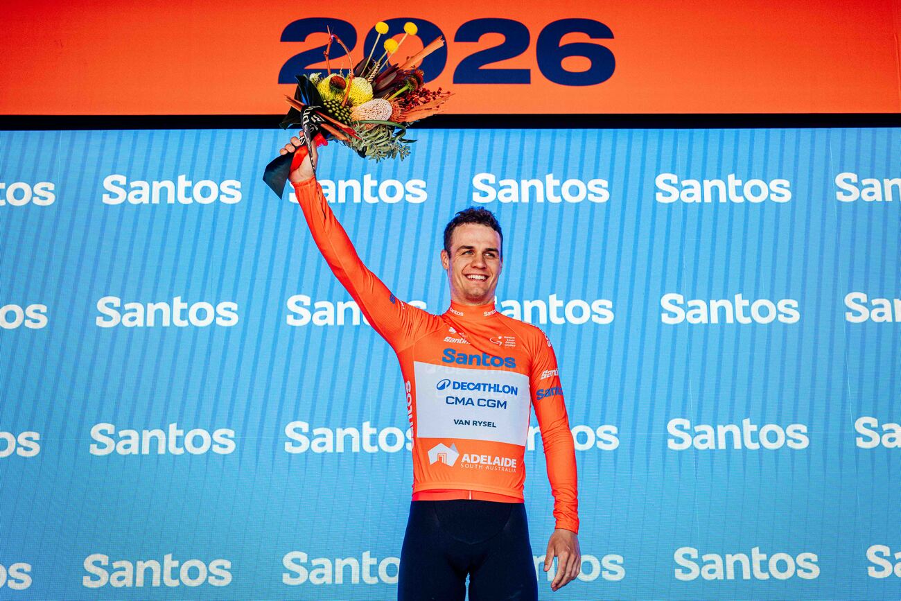 Lund Tour Down Under – Tobias Lund Andresen sur le podium à Tanunda