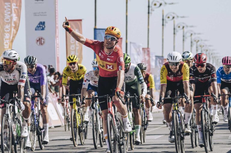 Erland Blikra s’impose au sprint lors d’une étape du Tour of Oman