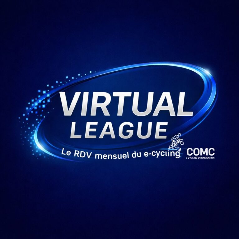 Logo du Challenge COMC E-Cycling Virtual League pour une course challenge Zwift ouverte aux coureurs licenciés