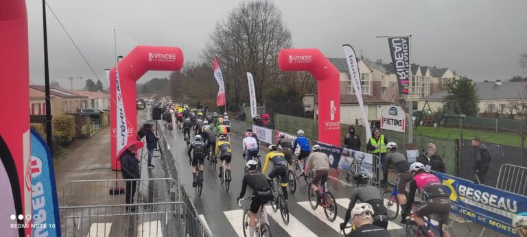 photo de la première manche du Circuit des Plages vendéennes.