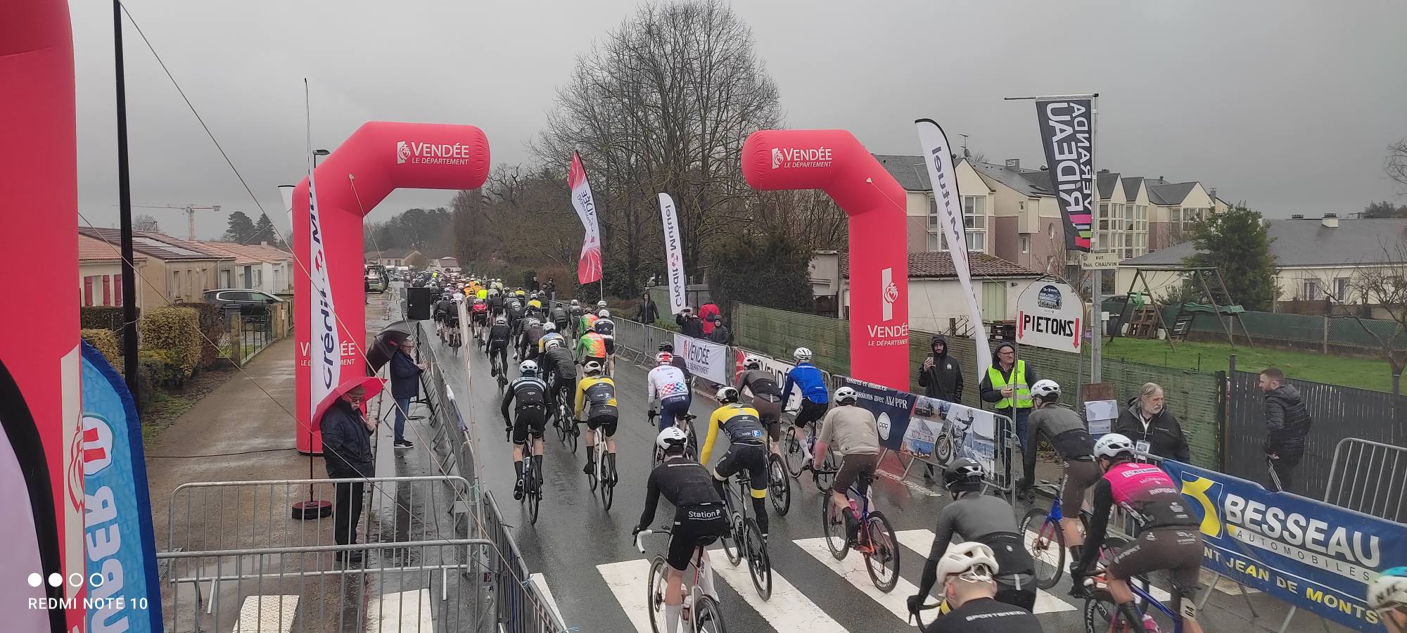 photo de la première manche du Circuit des Plages vendéennes.